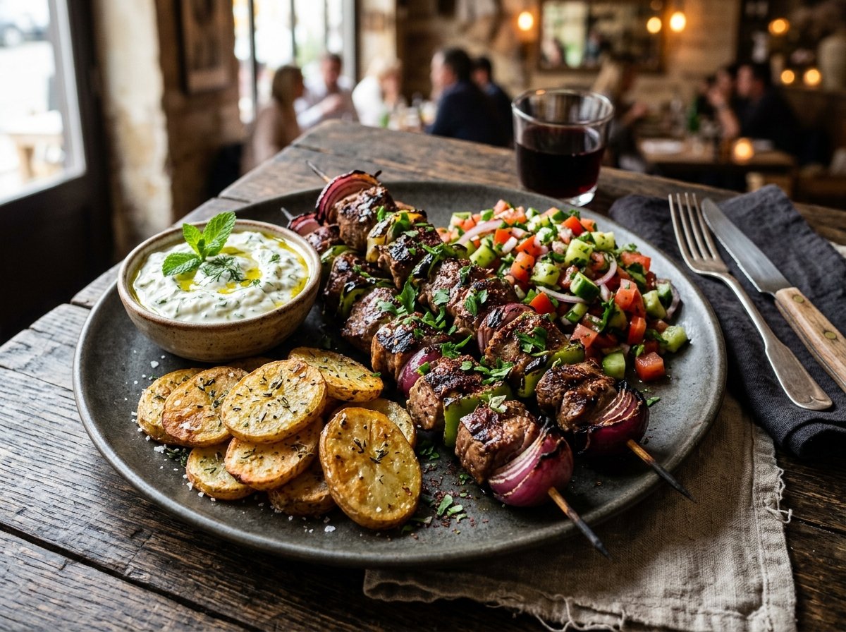 Two Lamb Skewers